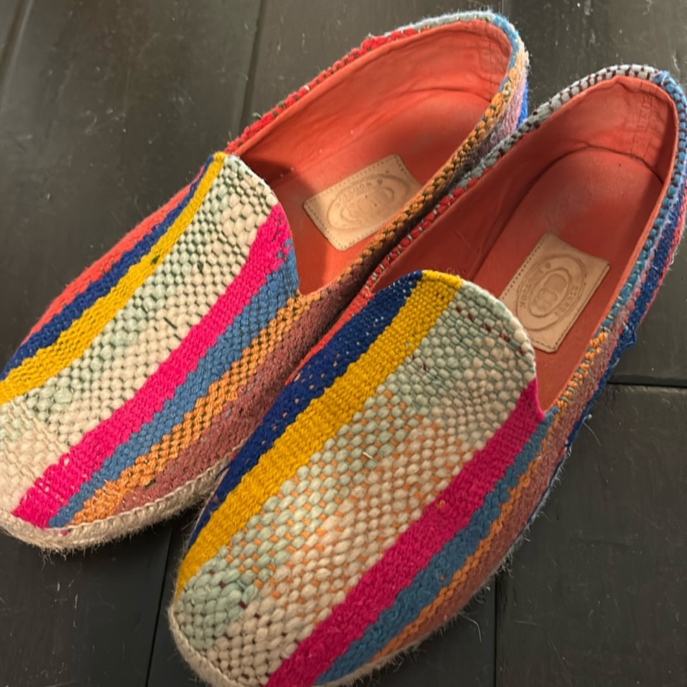 Limited Edition Men’s size 42 Stubbsxglor vintage tapestry espadrilles.